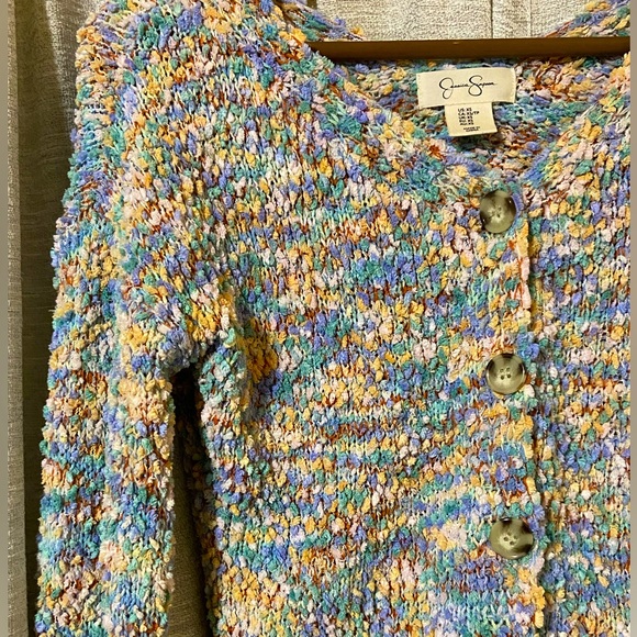 Jessica Simpson Rainbow Knit Cardigan - Picture 3 of 6